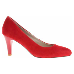 Caprice dámské lodičky 9-22405-42 red suede