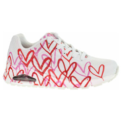 Skechers Uno - Spread The Love white-red-pink