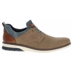 Rieker pánské polobotky 14450-64 fango-toffee-denim