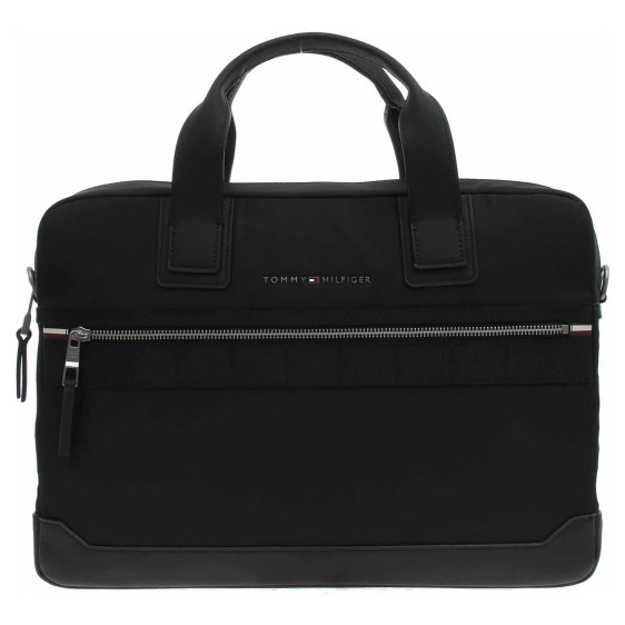 detail Tommy Hilfiger taška na notebook AM0AM11574 BDS Black