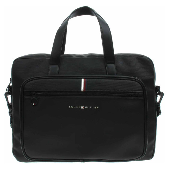 detail Tommy Hilfiger taška na notebook AM0AM11542BDS Black