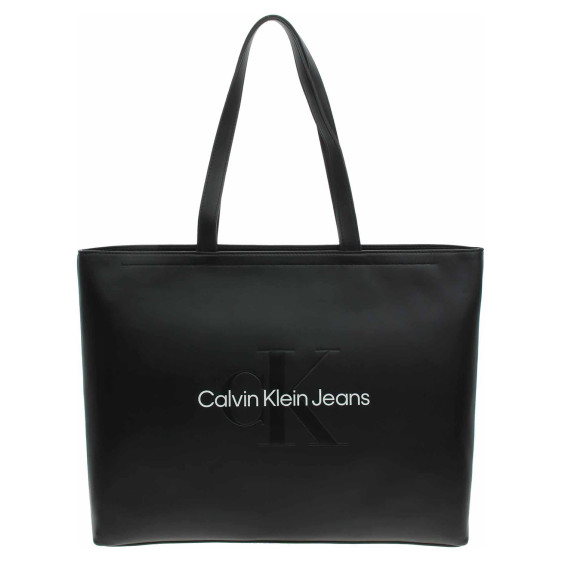 detail Calvin Klein dámská kabelka K60K612222 01R Black-Neutral