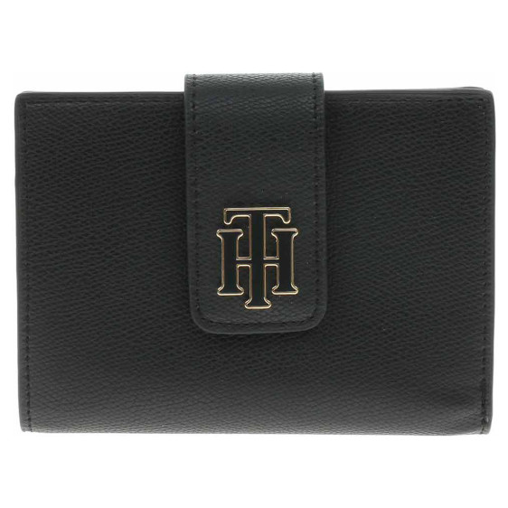 detail Tommy Hilfiger dámská perněženka AW0AW13628 BDS Black