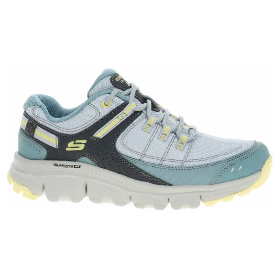 detail Skechers Summits AT - Artists Bluff blue-yellow