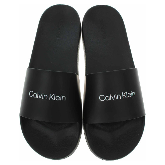 detail Calvin Klein plážové pantofle HM0HM00455 BEH Ck Black