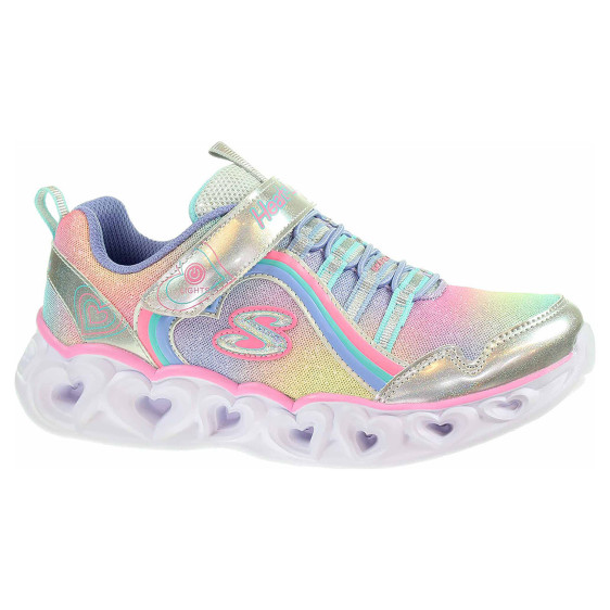 detail Skechers S Lights-Heart Lights - Rainbow Lux silver-multi